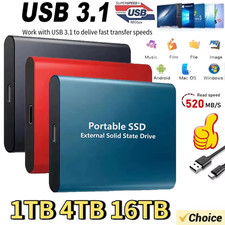 Portable SSD 1TB 2TB 4TB 16TB