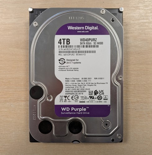 Western digital 4tb - western, purple