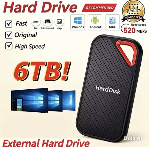 Portable ssd 6tb external - ssd,